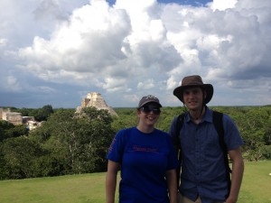 Andreas and I at Uxmal